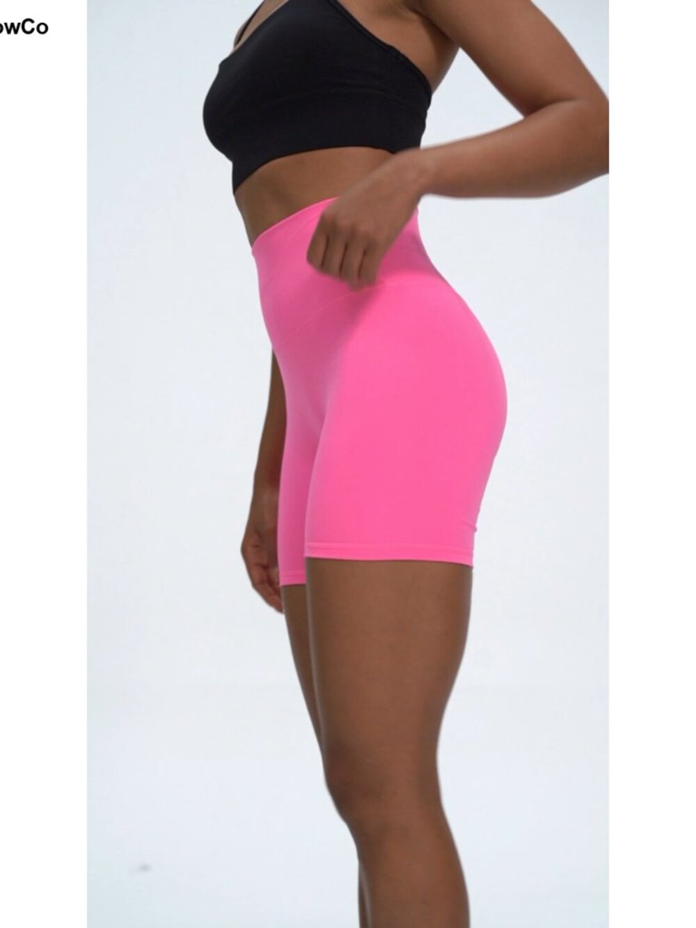 Lavento Womens Workout Biker Shorts Squat Proof Yoga Run - Picture 6 of 6